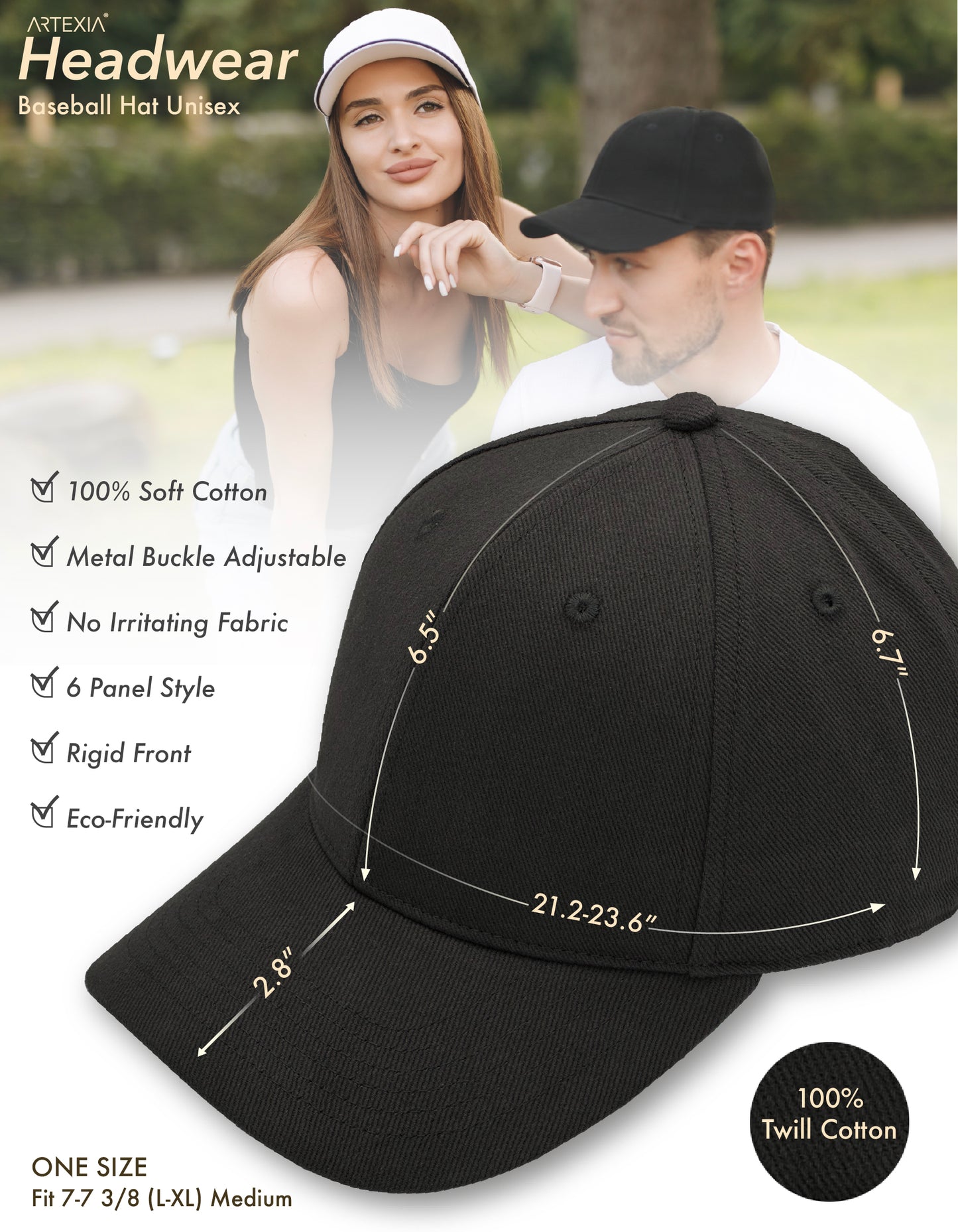 Baseball Cap Unisex Urban Style